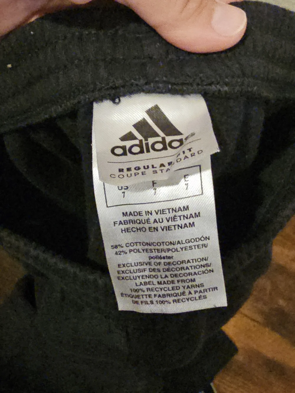 Adidas Black Joggers with Pastel Rainbow Side Stripes And Happy Face Tee